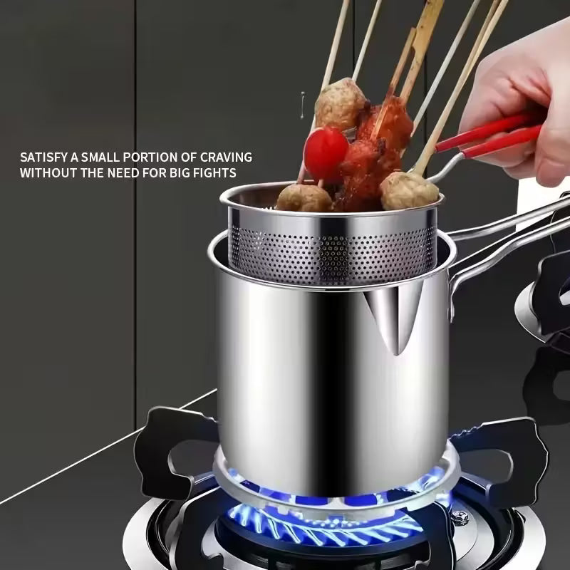 Compact Stainless Steel Food Fryer
