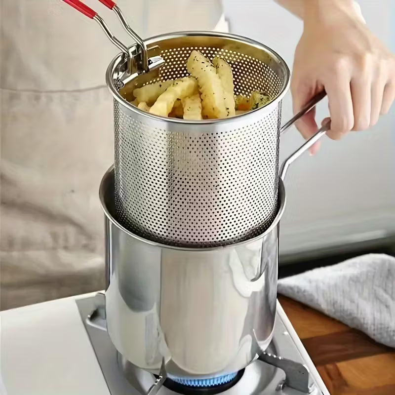 Compact Stainless Steel Food Fryer