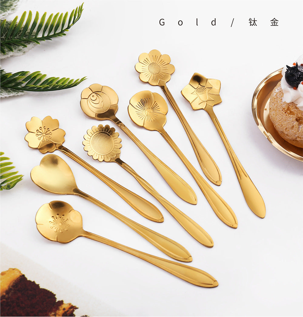 Flower Spoons Coffee & Tea