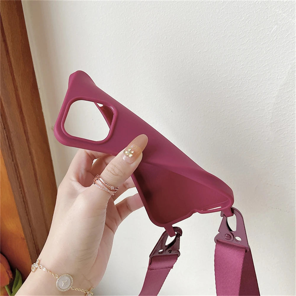 iPhone Necklace Silicone Case