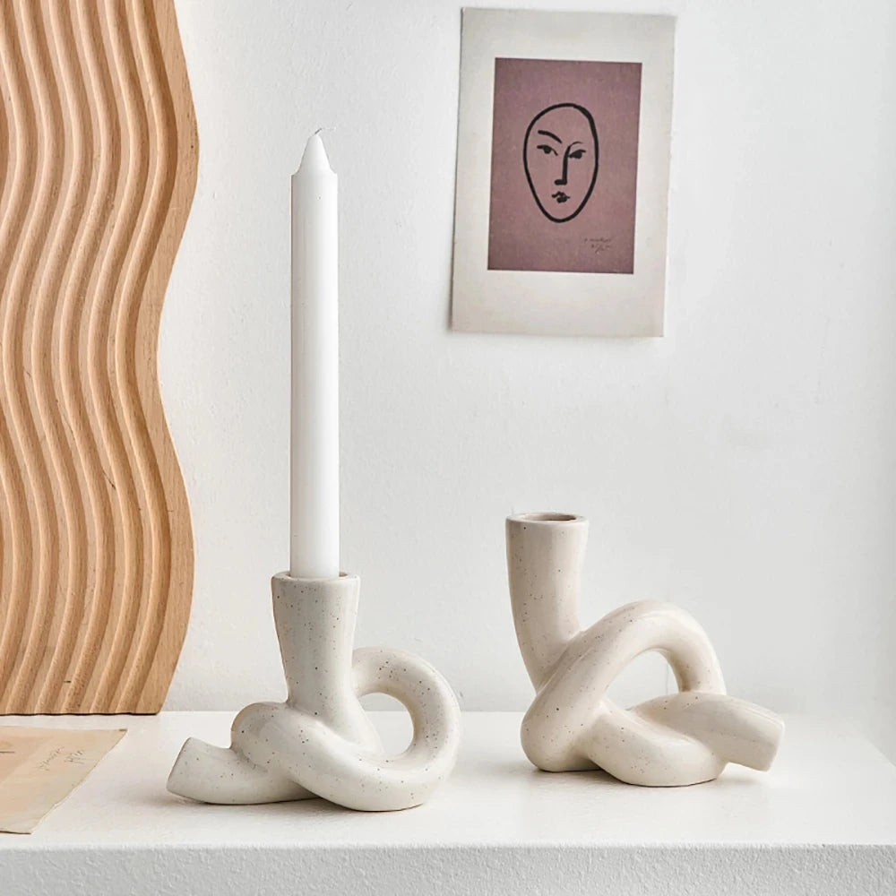 Bohemian Knot Candle Stand
