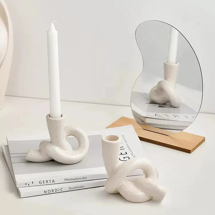 Bohemian Knot Candle Stand