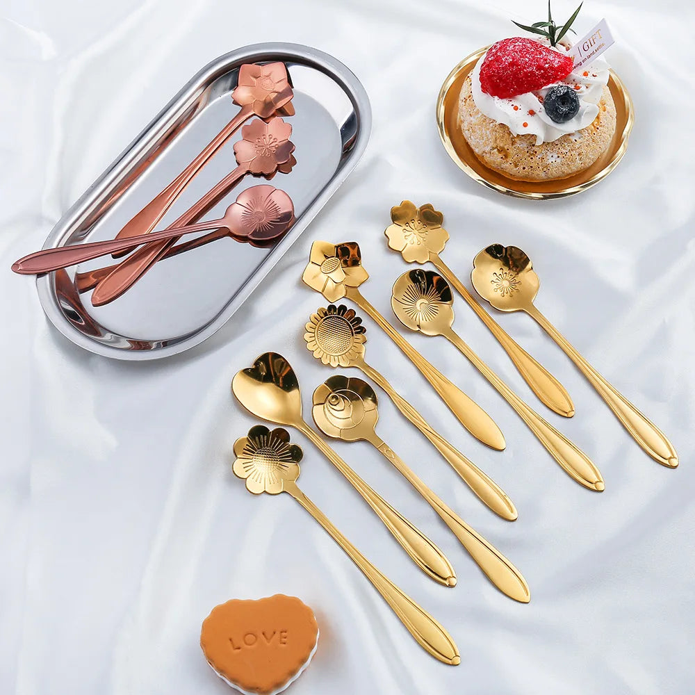 Flower Spoons Coffee & Tea