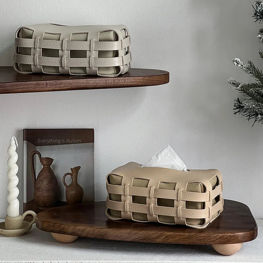 Leather Tissue Box