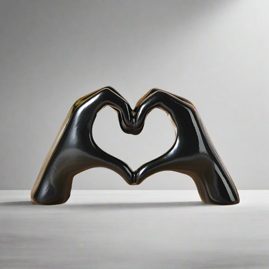 Heart Hand Statues